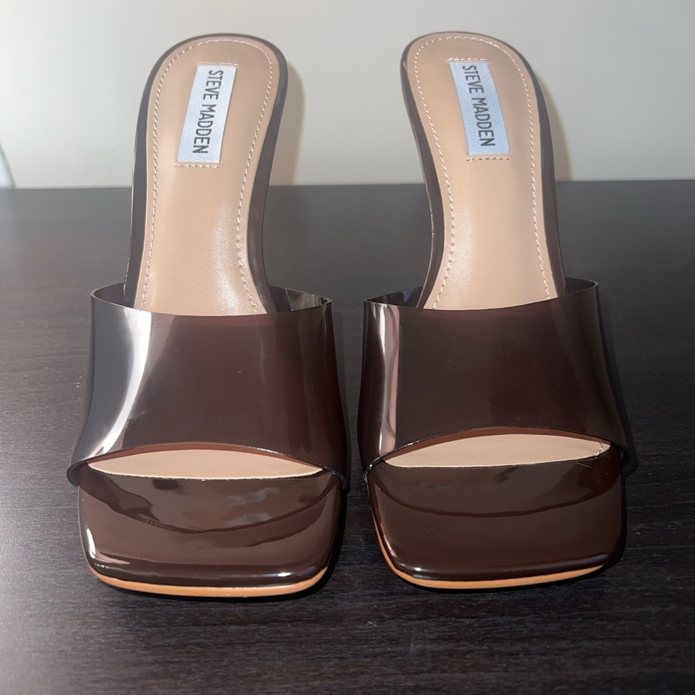 Steve Madden Dark Brown Women's Mules